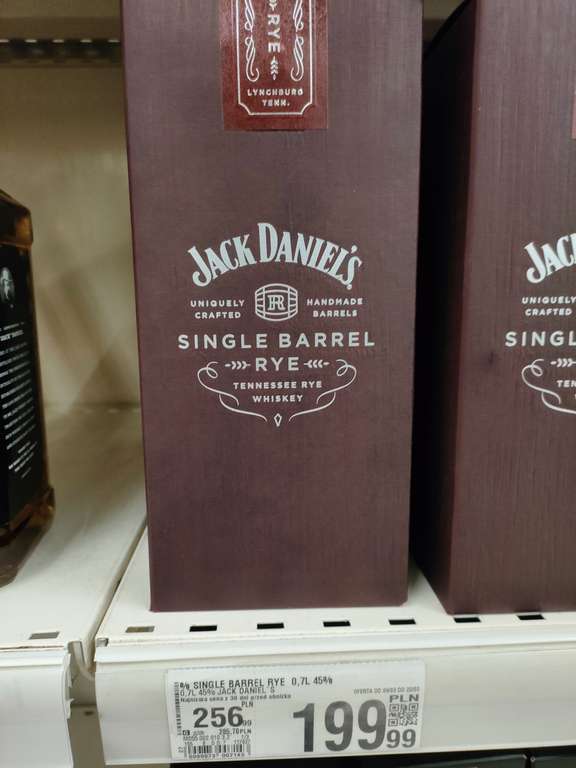 Whisky Jack Daniels Single Barrel Rye Auchan Łódź