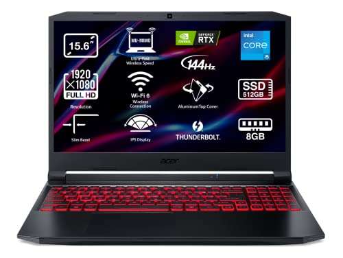 Laptop Acer Nitro 5 AN515-57 RTX 3050 Amazon.es