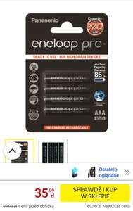 Akumulatorki Eneloop Pro AAA 4x 930 mAh