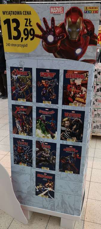Carrefour Marvel kolekcja komiksów 10 tomów, 13,99zl szt.