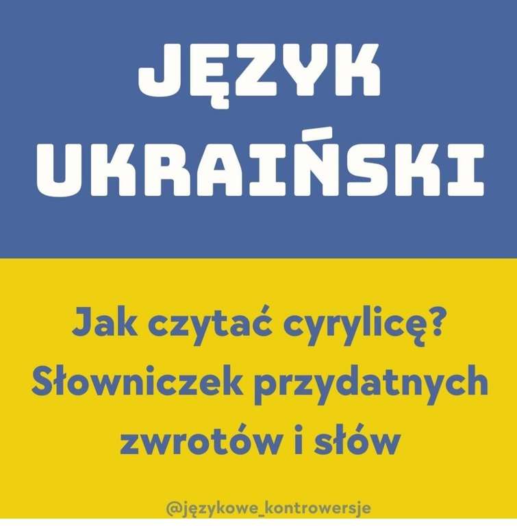 Darmowe Materiały językowe - wersje do druku. Rozmowki Polsko-Ukrainskie pierwszego kontaktu z wymową i radami językowymi