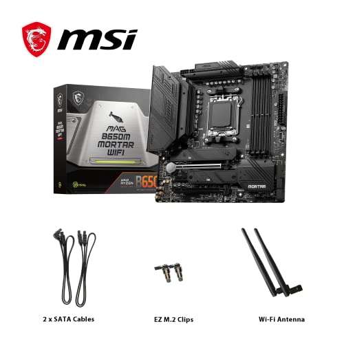 Płyta Główna MSI B650M (Mortar i Pro) 9% taniej na Amazon.de | 209.37€