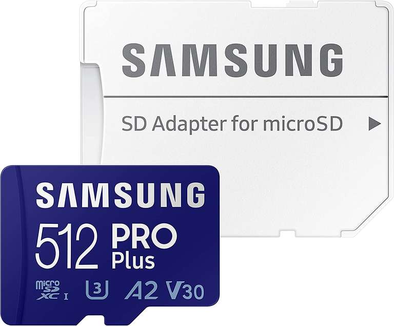Karta pamięci Samsung 512GB PRO Plus MicroSDXC 120MB/s +Adapter