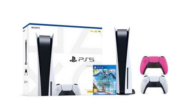 Konsola Playstation 5 PS5 z napędem grą i dodatkowym padem
