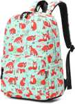 [Zbiorcza] Lekki plecak młodzieżowy z kieszenią na laptopa 15,6", waga 600g - wzory w kotki, pieski, liski, flamingi i inne w opisie