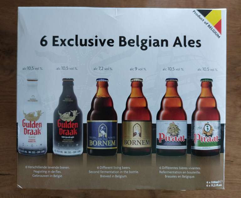 Zestaw belgijskich piw (6 szt.) w Lidlu