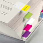 Sigel HN203 Samoprzylepne markery indeksowe z tworzywa sztucznego, 6 kolorów, 60 sztuk, 25 x 38 mm