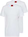 HUGO boss Koszulki męskie białe T-shirt Rn. Twin Pack (2 w zestawie) amazon.pl