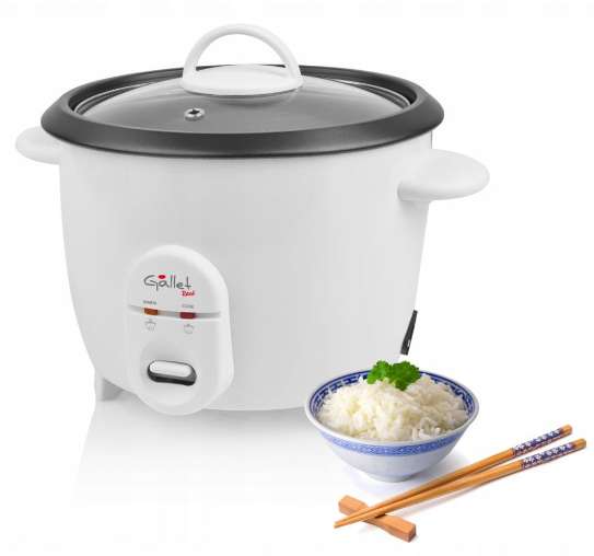 Elektryczny garnek do gotowania ryżu/ryżowar Gallet RC 150 za 87,22zł z wysyłką (500W, 800g ryżu jednorazowo) @ Shopee