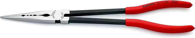 Knipex Szczypce płaskie montażowe z profilem poprzecznym, fosforanowane, czarne, powlekane, 280 mm, 28 71 280