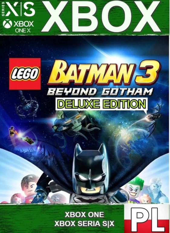 LEGO Batman 3: Beyond Gotham Deluxe Edition AR XBOX One/X/S Wymagany VPN