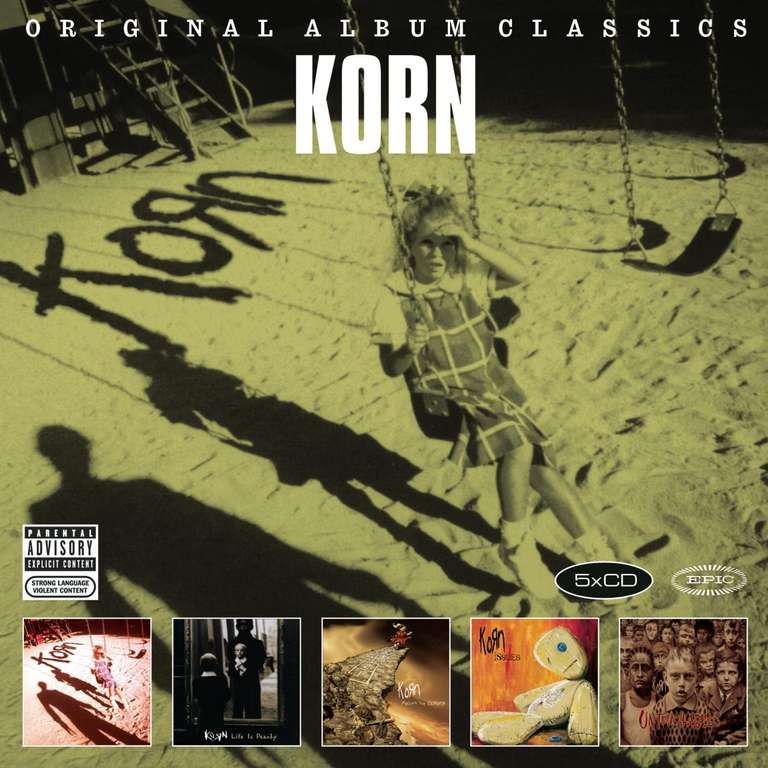Korn - Korn, Life is Peachy, Follow the ladder, Issues, Untouchables 5 CD
