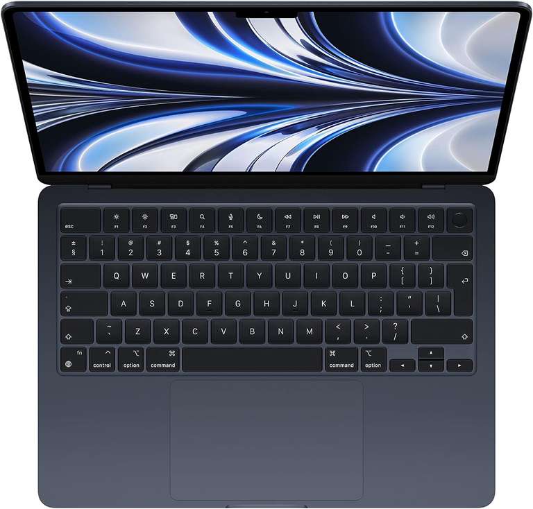 Apple Laptop MacBook Air 2022: Czip M2, Wyświetlacz Liquid Retina 13,6 cala, 8GB pamięci RAM,