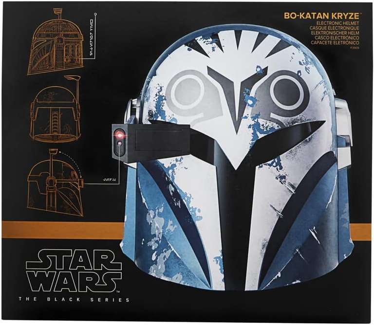 Hełm Bo-Katan Kryze kolekcji Star Wars The Black Series z diodami, Star Wars: The Mandalorian