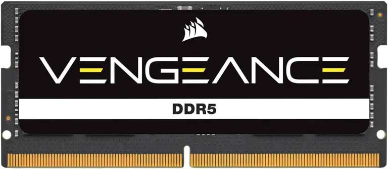 Pamięć RAM DDR5 do laptopa Corsair Vengeance SODIMM 16GB (1x16GB) 4800MHz CL40, 32GB (2x16GB) za 375,50 PLN