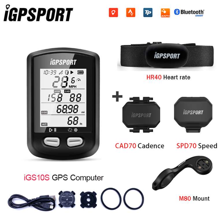 Licznik IGPSPORT iGS10 S +czujniki $71,30