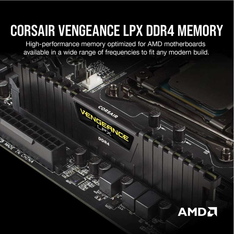 Corsair Vengeance LPX 64 GB (2x32 GB) DDR4 3600 MHz C18 - pamięć Ram - amazon