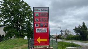 Paliwo benzyna 95 6,22 zł, diesel 5,89 zł (Grabów nad Pilicą)