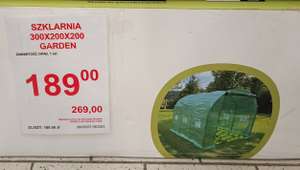 Tunel foliowy 6m^2 (2x3m - gardenstar) 189 zł - Auchan Opole