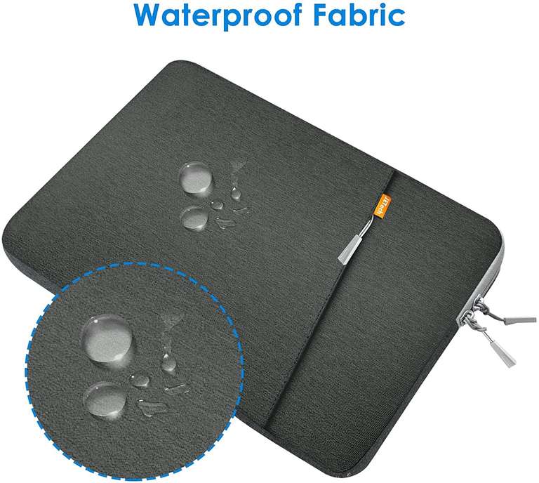 JETech etui ochronne na laptopa 13,3" wodoodporne - ciemno szare