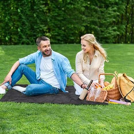 Siegvoll Mini koc kieszonkowy ultralekki piknik, kemping i wędrówki 110 x 140 cm