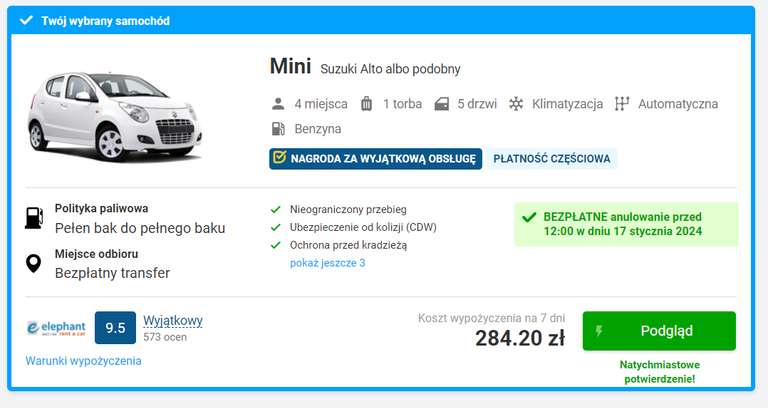 CYPR na tydzień za 335 zł/os. W cenie loty z Gdańska i wynajem auta w automacie na cały okres (Styczeń 2024r.) + propozycje atrakcji