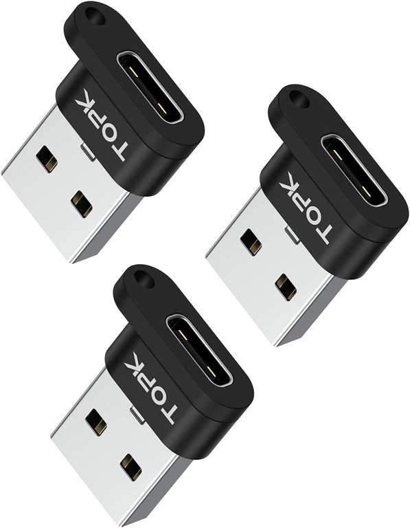 TOPK Adapter USB-C do USB-A 2.0 komplet 3 sztuki