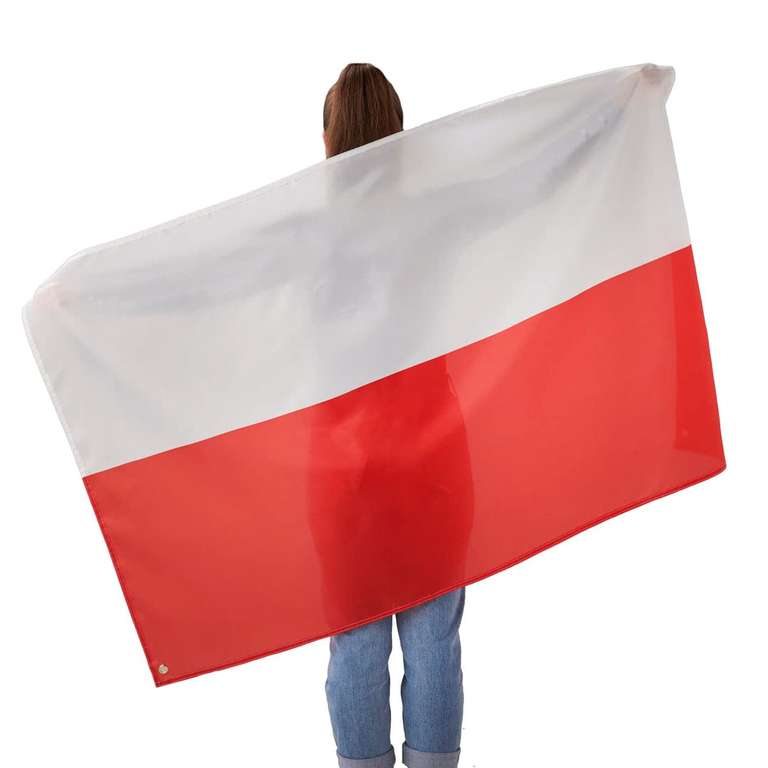 Polska flaga narodowa 91 x 152 cm