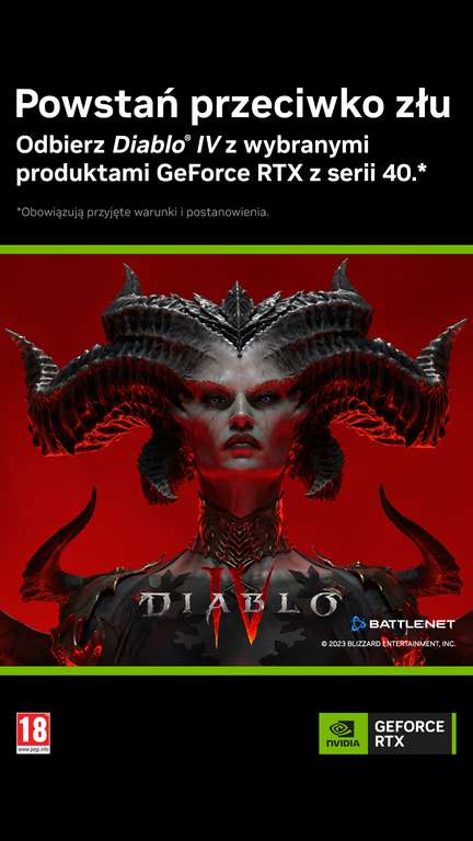 Karta graficzna Palit GeForce RTX 4070 Dual 12GB + Diablo IV