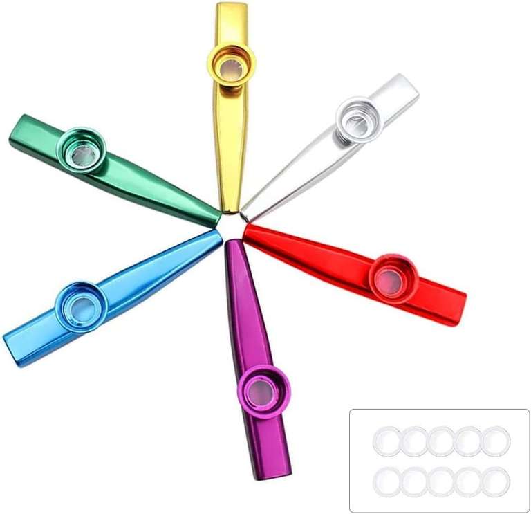 Flet Kazoo instrument dla dzieci, 6 sztuk