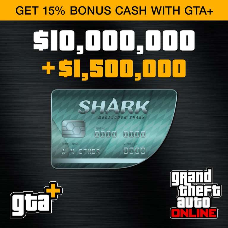 GTA Online: karta gotówkowa Megalodon Shark (Xbox Series X|S) na tureckim Xbox Store