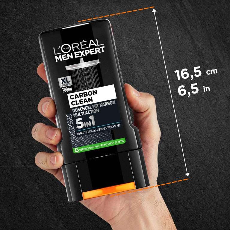Żel pod prysznic L'Oréal Men Expert Carbon Clean 300ml
