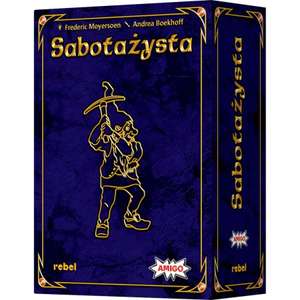 Sabotażysta : Wydanie jubileuszowe, gra planszowa/karciana od Rebel (Sabotażysta + Sabotażysta 2, dwa minidodatki, 210 kart i inne)