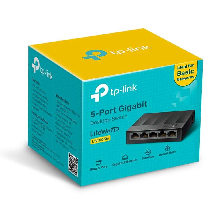 TP-Link 5-portowy przełącznik biurkowy (10/100/1000 Mbit/S)