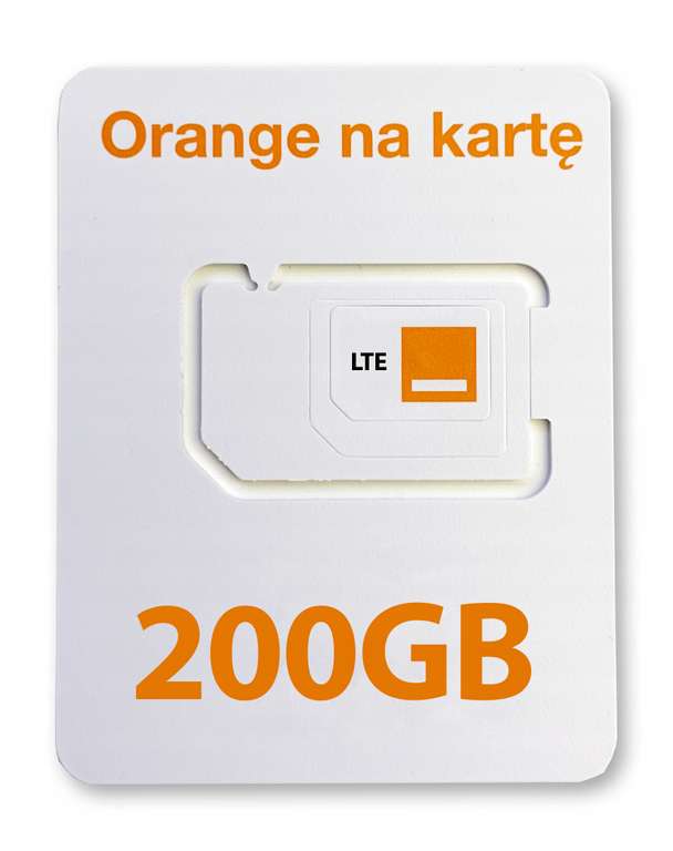 Orange do 200gb w prezencie za wyrażenie zgody marketingowej