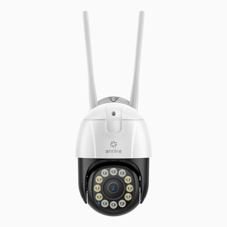 ANNKE WZ505 - Kamera Zewnętrzna Bezprzewodowa WiFi 5Mpx, 5X zoom optyczny, 350° obrót i 90° pochylenie, Kolorowa nocna wizja, Działa z Alexą