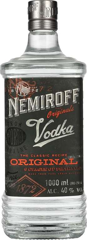 Wódka NEMIROFF Orginals Vodka 40% 1L. BIEDRONKA