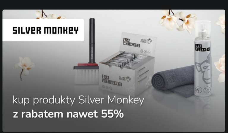 Tylko w aplikacji x-kom Produkty Silver Monkey z rabatem nawet 55%