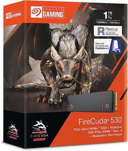 Dysk SSD Seagate FireCuda 530 1TB z radiatorem (kompatybilny z PS5) za 339 zł w Amazon