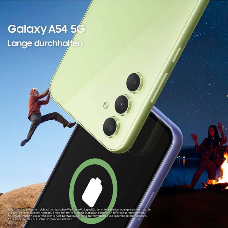 Smartfon Samsung Galaxy A54 5G 128 GB/8 GB RAM, wszystkie kolory za 310,39 € z wysyłką