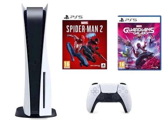 Konsola SONY PlayStation 5 C Chassis + Marvel's Spider-Man 2 + Marvel's Guardians of the Galaxy