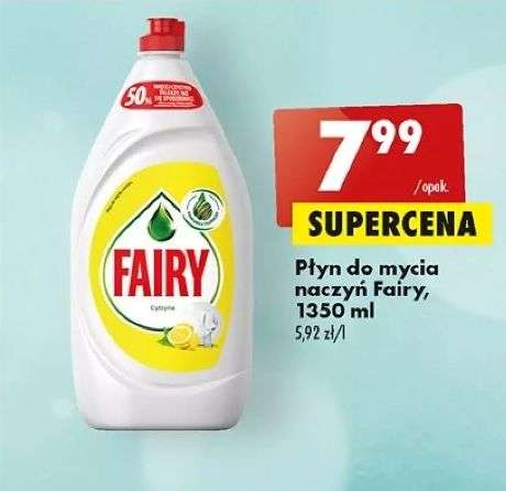 Płyn do mycia naczyń Fairy 1350 ml (5,92zł/l)