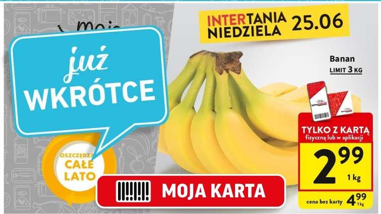 Banany 1kg - Intermarche