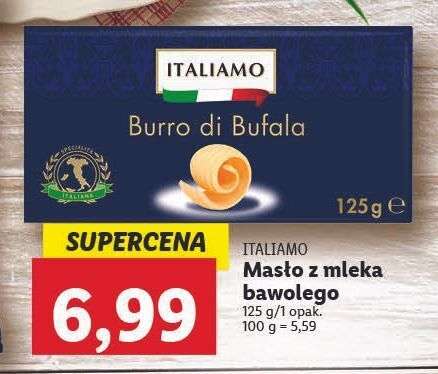 ITALIAMO - włoskie masło z bawoła -50% LIDL