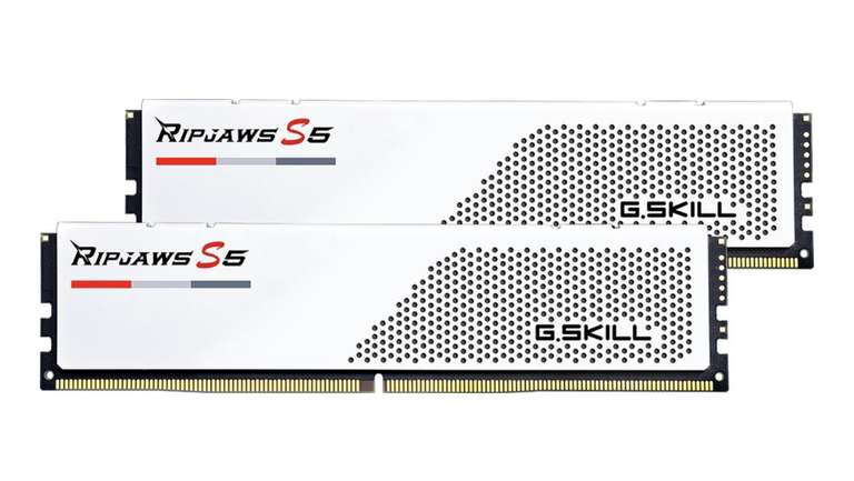 Pamięć RAM G.Skill Ripjaws S5, DDR5, 32 GB, 6000MHz, CL32 (F5-6000J3238F16GX2-RS5W)