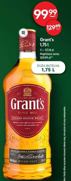 Whisky Grant's 1.75L Żabka