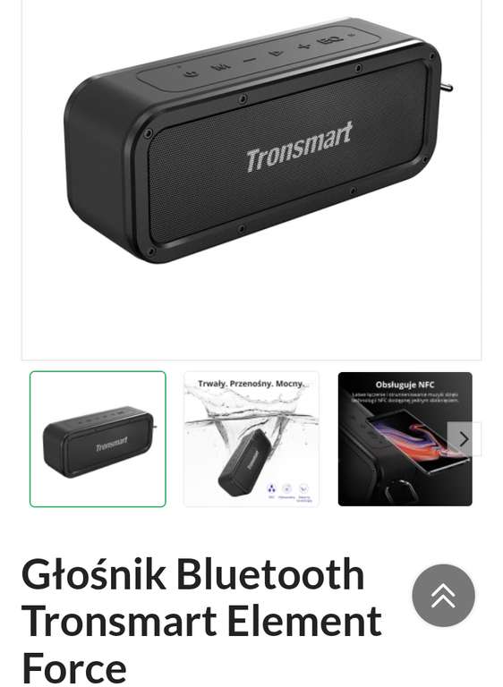 Głośnik Bluetooth Tronsmart Element Force