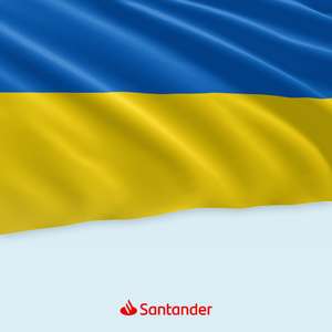 Santader znosi opłaty za przelewy przychodzące i wychodzące do Ukrainy