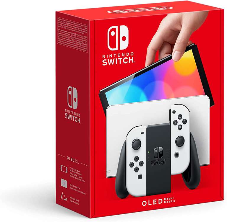 Nintendo switch oled biała Amazon