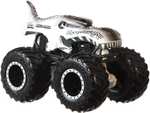 Hot Wheels Monster Trucks 3-pak pojazdów w skali 1:64: Shark Wreak, Piran-ahh i Mega Wrex, HGX13